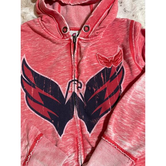 NHL Washington Capitals Red zip up hoodie - Picture 3 of 8